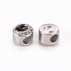 Alloy Enamel European Beads MPDL-N040-003-RS-3