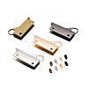 Givenny-EU 8 Sets 4 Colors Zinc Alloy Bag Lock Catch Clasps FIND-GN0001-11-1