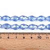 Electroplate Glass Beads Strands LS-EGLA-R008-11x8mm-6-4