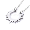 Non-Tarnish 304 Stainless Steel Pendant Necklaces NJEW-JN02848-01-2