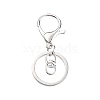 Iron Alloy Lobster Claw Clasp Keychain KEYC-D016-S-1