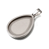 304 Stainless Steel Pendant Cabochons Settings SA-CBA8A58-01B-P-2