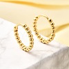 Rack Plating Round Brass Hoop Earrings for Women EJEW-C125-12G-1