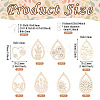 DIY Blank Earring Making Kit DIY-TA0006-18-4