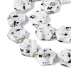 Natural Sesame Jasper Beads Strands G-N368-01A-19-4