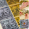 12 Sheets 2 Colors Paper Self-Adhesive Stickers DIY-GA0009-64-3