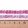 Crackle Transparent Glass Beads Strands GLAA-N062-6mm-07-4
