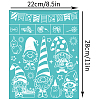 Self-Adhesive Silk Screen Printing Stencil DIY-WH0338-281-2