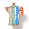 Coffeepot Enamel Pin JEWB-G012-F04-B-1