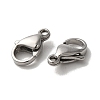 Tarnish Resistant 304 Stainless Steel Lobster Claw Clasps X-STAS-R050-11x7mm-2