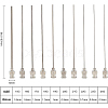 BENECREAT 20Pcs 10 Style Iron Dispensing Needles TOOL-BC0001-27-2