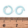 Spray Painted Iron Open Jump Rings IFIN-T017-04B-10-2