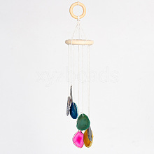 Nuggets Natural Agate Wind Chime PW23051615603