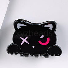 Catton Cat Shape PVC Claw Hair Clips WG82327-03