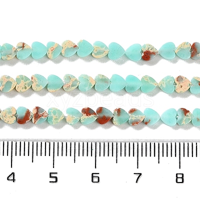 Dyed Synthetic Imperial Jasper Beads Strands G-M403-A38-01-1