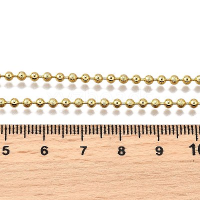 2.5MM Brass Ball Chain Necklaces NJEW-M108-04G-1