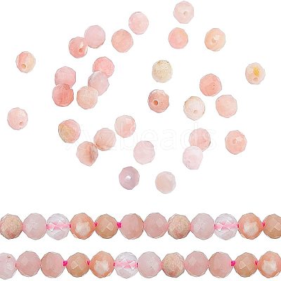 1 Strand Natural Pink Opal Beads Strands G-CA0001-29-1