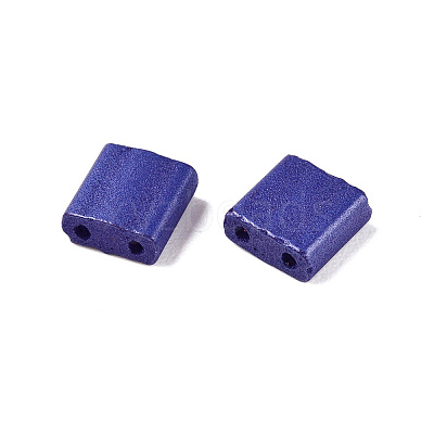 2-Hole Baking Paint Glass Seed Beads SEED-S023-17C-08-1