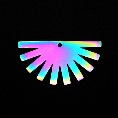 201 Stainless Steel Pendants STAS-N090-LA619-1