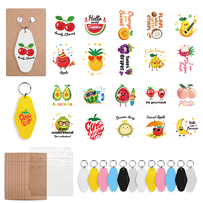 DIY Keychain Making Kits DIY-GO0002-54C-1