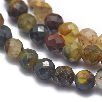 Natural Pietersite Beads Strands G-G792-37B-1
