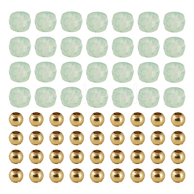 50Pcs Natural Green Strawberry Quartz Beads G-TAD0001-11-1