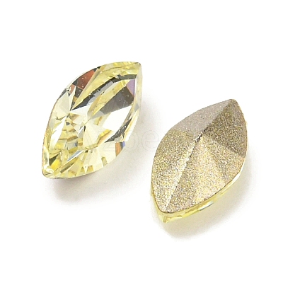 Glass Rhinestone Cabochons RGLA-L029-12A-213-1