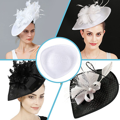 Cloth Round Fascinator Hat Base for Millinery Magic AJEW-WH0270-738A-1