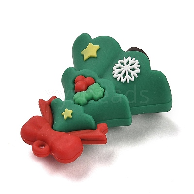 Christmas PVC Plastic Big Pendants KY-D018-01G-1