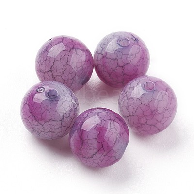 Crackle Acrylic Beads MACR-E025-20H-12mm-1