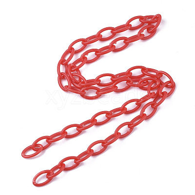 Opaque Acrylic Cable Chains X-SACR-N010-001E-1
