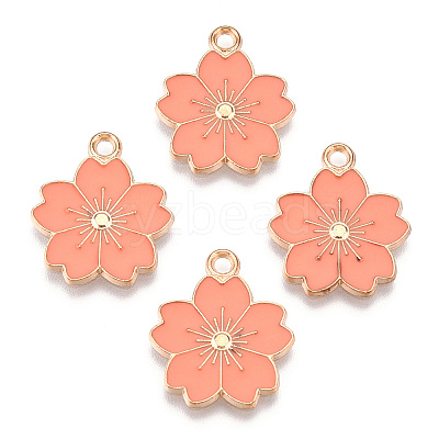 Alloy Enamel Pendants X-ENAM-S121-115I-1
