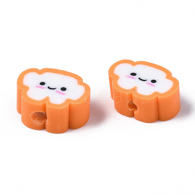 Handmade Polymer Clay Beads X-CLAY-N008-033G-1