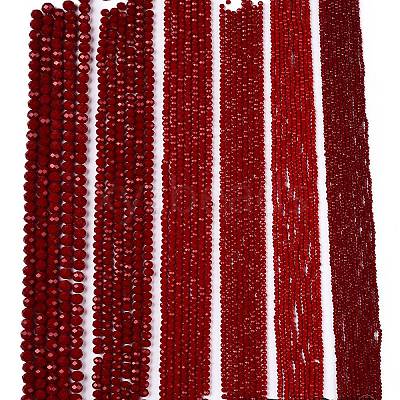 Opaque Solid Color Imitation Jade Glass Beads Strands LS-EGLA-A044-P6mm-D02-1