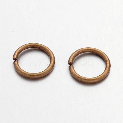 Brass Open Jump Rings X-JRC8MM-AB-1
