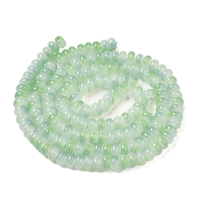 Baking Paint Glass Beads Strands DGLA-C003-01J-1