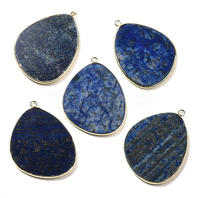 Natural Lapis Lazuli Pendants G-K347-02G-07-1