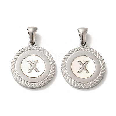 304 Stainless Steel Pendants STAS-I204-X-P-1