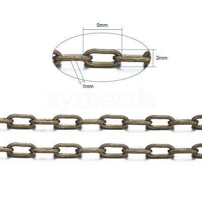 Brass Cable Chains CHC028Y-AB-1