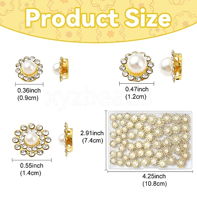 70Pcs Sew on Rhinestone FIND-YW0005-55-1