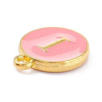 Golden Plated Alloy Enamel Charms ENAM-Q437-14I-1