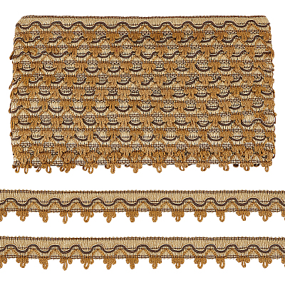 Polyester Braided Ribbons OCOR-WH0112-006B-1