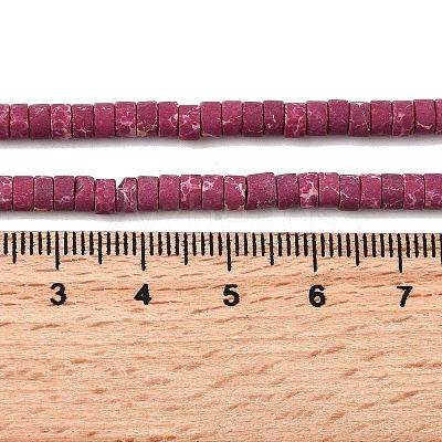 Dyed Synthetic Imperial Jasper Beads Strands G-Z089-A03-E-1
