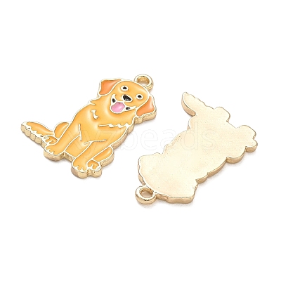 Alloy Enamel Pendants AL-CBAD3B4-06G-1