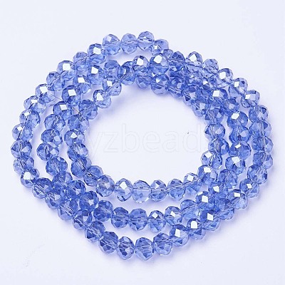 Electroplate Glass Beads Strands LS-EGLA-A034-T10mm-A17-1