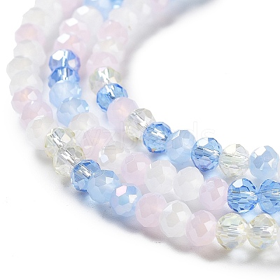 Glass Beads Strands EGLA-A034-M4mm-18-1