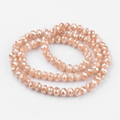 Electroplate Glass Beads Strands EGLA-P018-6mm-PL-A03-1