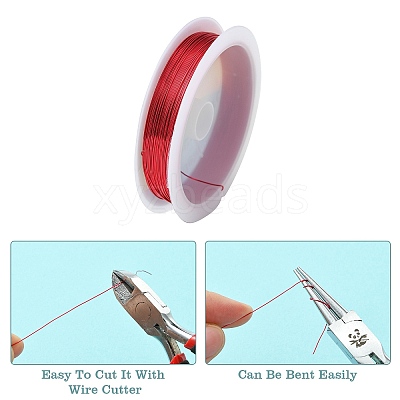 Copper Jewelry Wire CWIR-CW0.4mm-13-1
