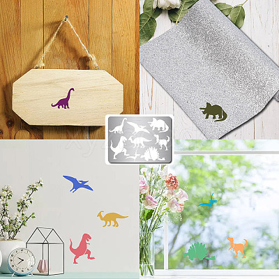 Stainless Steel Metal Cutting Dies Stencils DIY-WH0289-109-1
