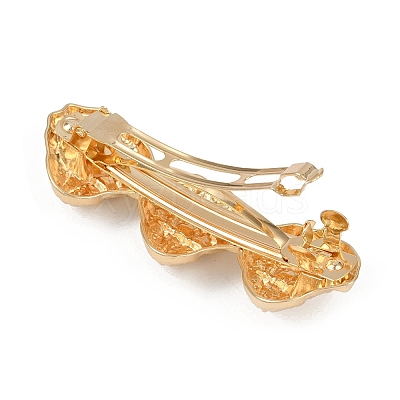 Alloy with Iron Clip Hair Barrettes PHAR-G014-03B-G-1